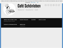 Tablet Screenshot of cafeschoenleben.de